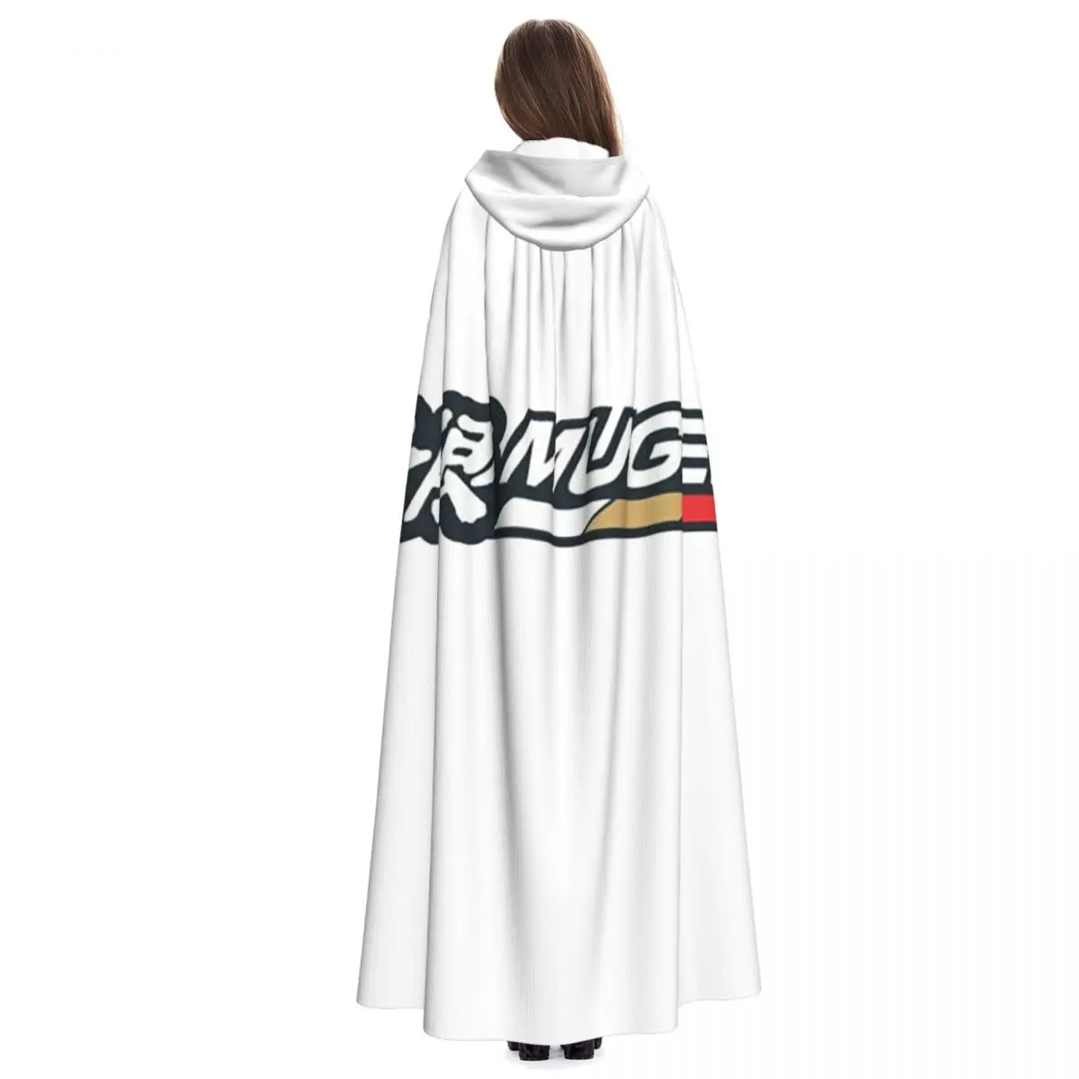 Mugen Motorsports Power Long Hooded Cloak Witch Medieval Costume Cosplay Cape HalloweenParty Adult Unisex - view 6