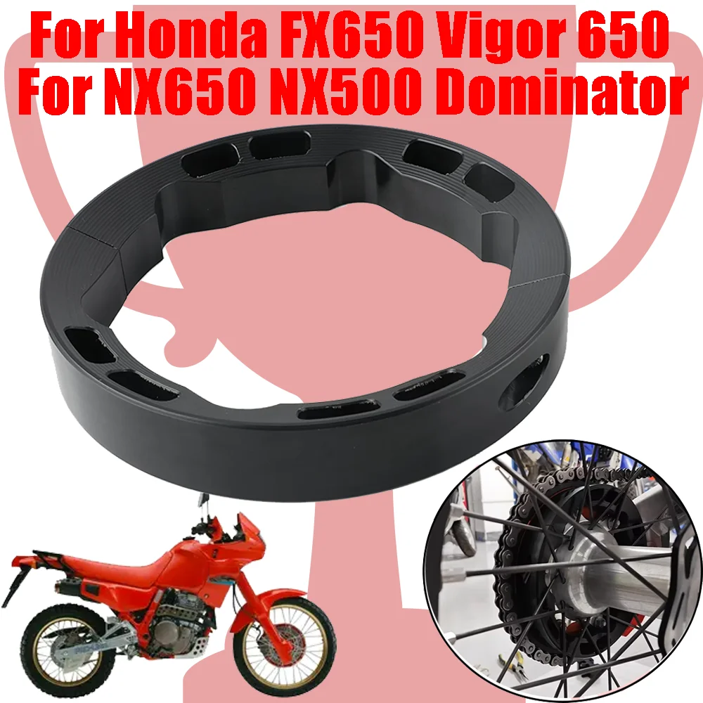 Protector de Cadena para Motocicleta Honda NX650 NX500 Dominator 650 500 FX650 Vigor 650 SLR 650, Guía de Cadena para Rueda Trasera