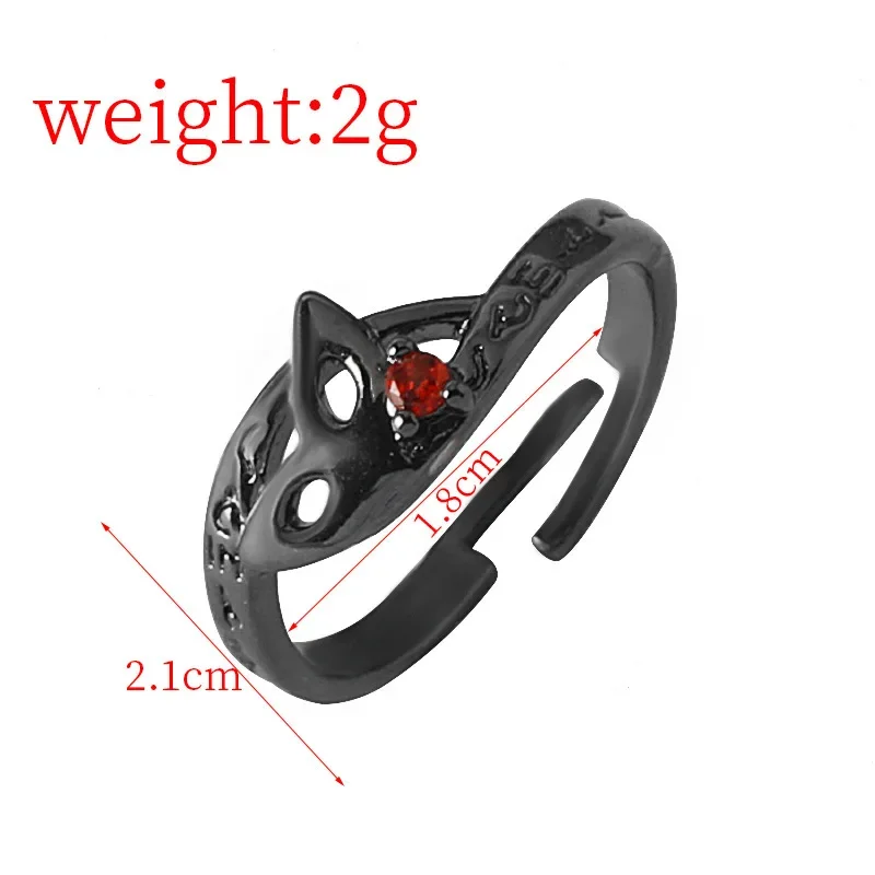 Game Persona 5 Ring Amamiya Ren Fox Mask Adjustable Finger Rings for Women Men Cosplay Jewelry Accessories Gift