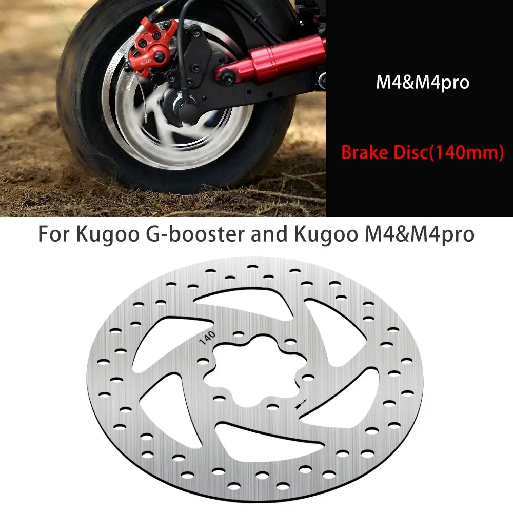 Electric Scooter Brake Disc Rotor Pads For Kugoo M4 Kugoo G-booster 140MM Brake Disc For Ninebot P65 P100 Accessories