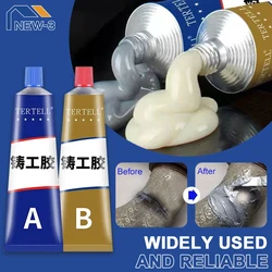 Metal Repair Glue Strong High Strength Cold Welding Glue Magic Plastic Repair Casting Adhesive Heat Resistance AB Sealant Glue