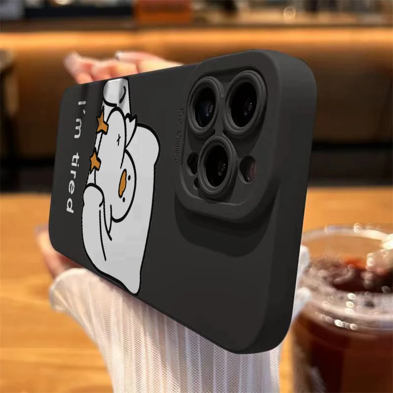 Cartoon Duck Pattern Phone Case For Xiaomi Redmi Note 14 13 12 Pro Plus 5G 12S 11S 11 10S 10 Redmi 14C 13C 12C 13 12 Soft Cover