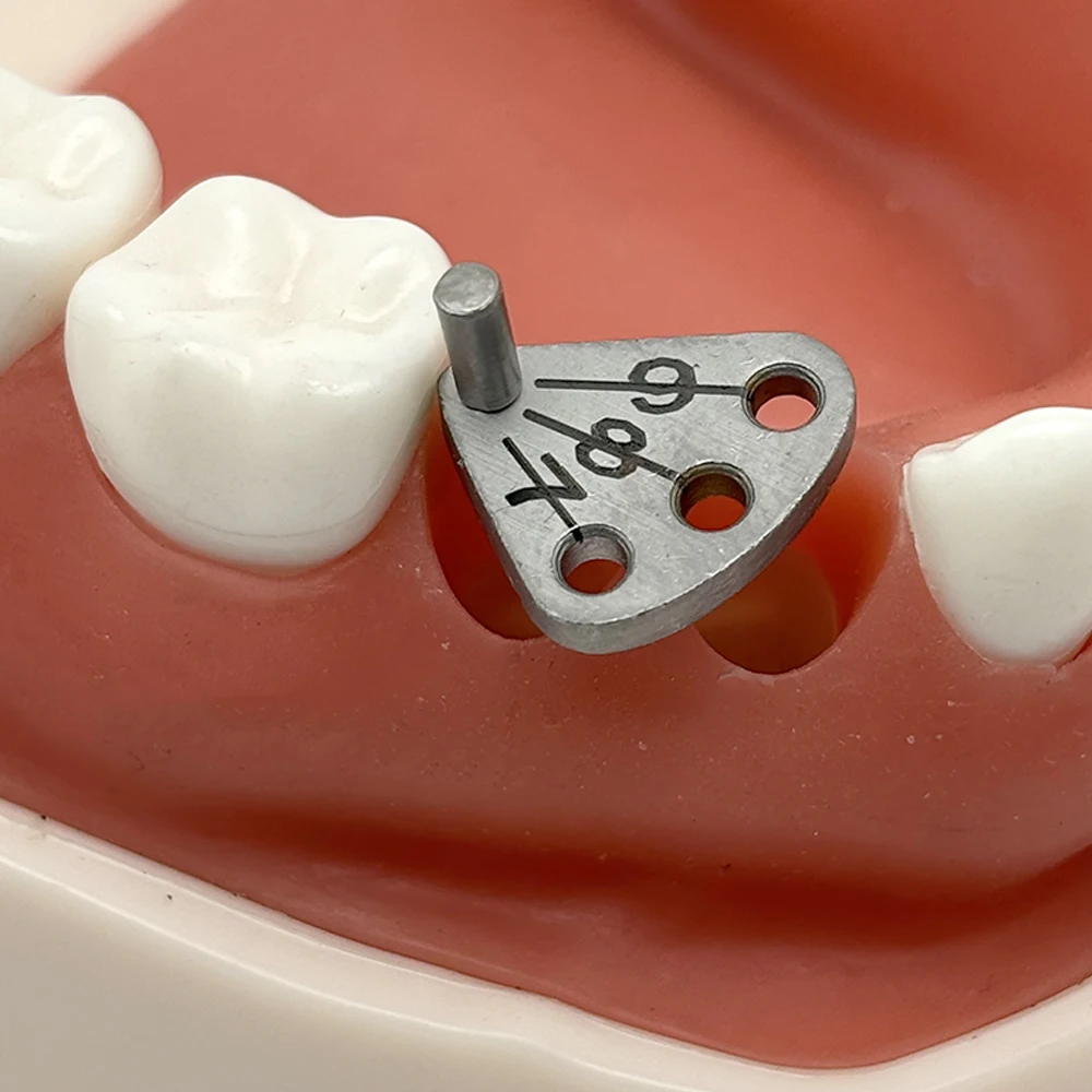 Implant dentystyczny Wskaźnik równoległego sworznia Medyczny Lacator ze stali nierdzewnej Przewodnik lokalizacji implantu dentystycznego Linijka lokalizująca