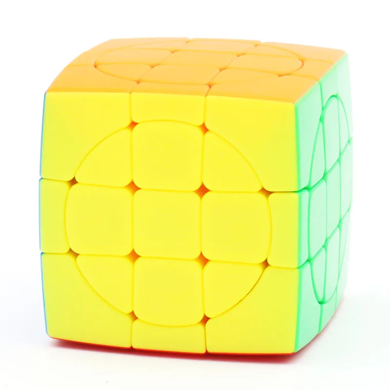 Sengso Circular 3x3x3 Cube II 2.0 Crazy Strange-Shape Magic Cube Twisty Puzzle Stickerless Children Kids Adult Intelligence Toy