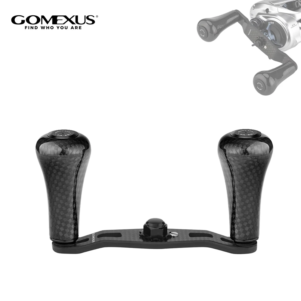 Карбоновая ручка GOMEXUS для катушек Daiwa Tatula, Zillion, Abu Okuma, Kastking, Pisfun, Baitcasting Reel, размер 8x5 и 7x4 мм, совместима с Shimano.