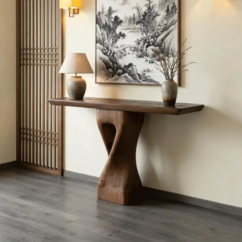 Aesthetic Nordic Console Table Display Entrance Modern Console Table Vintage Hallway Wohnzimmer Tisch Living Room Furniture view 2