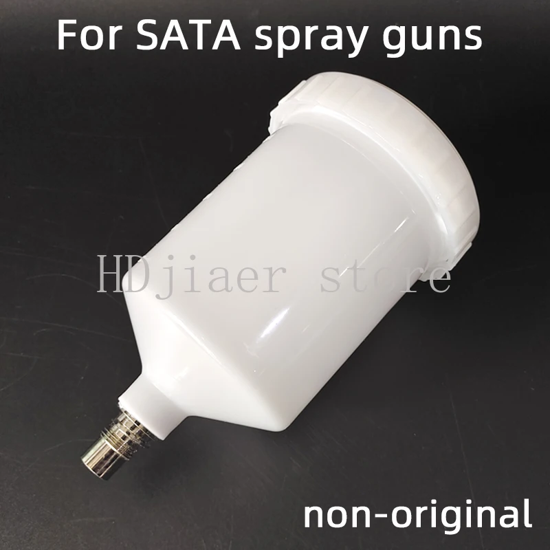 

For Sata Sprayer Cup Connector - 600ml White Plastic HVLP Paint Cup Pot, Jet Paint Sprayer Accessories