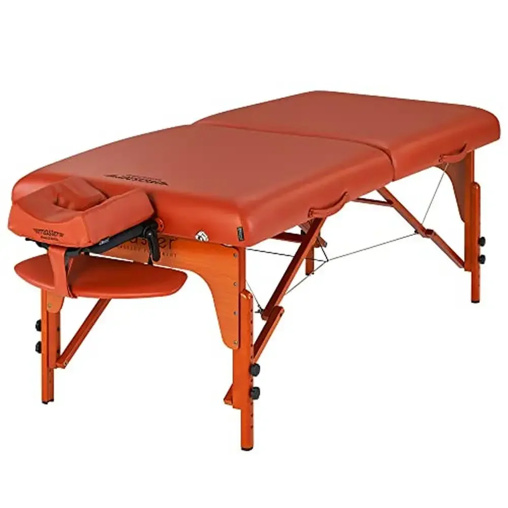 Portable Massage Table Package Memory Foam Reiki Leg Panels European Beech Wood Lightweight Spa Bed 31