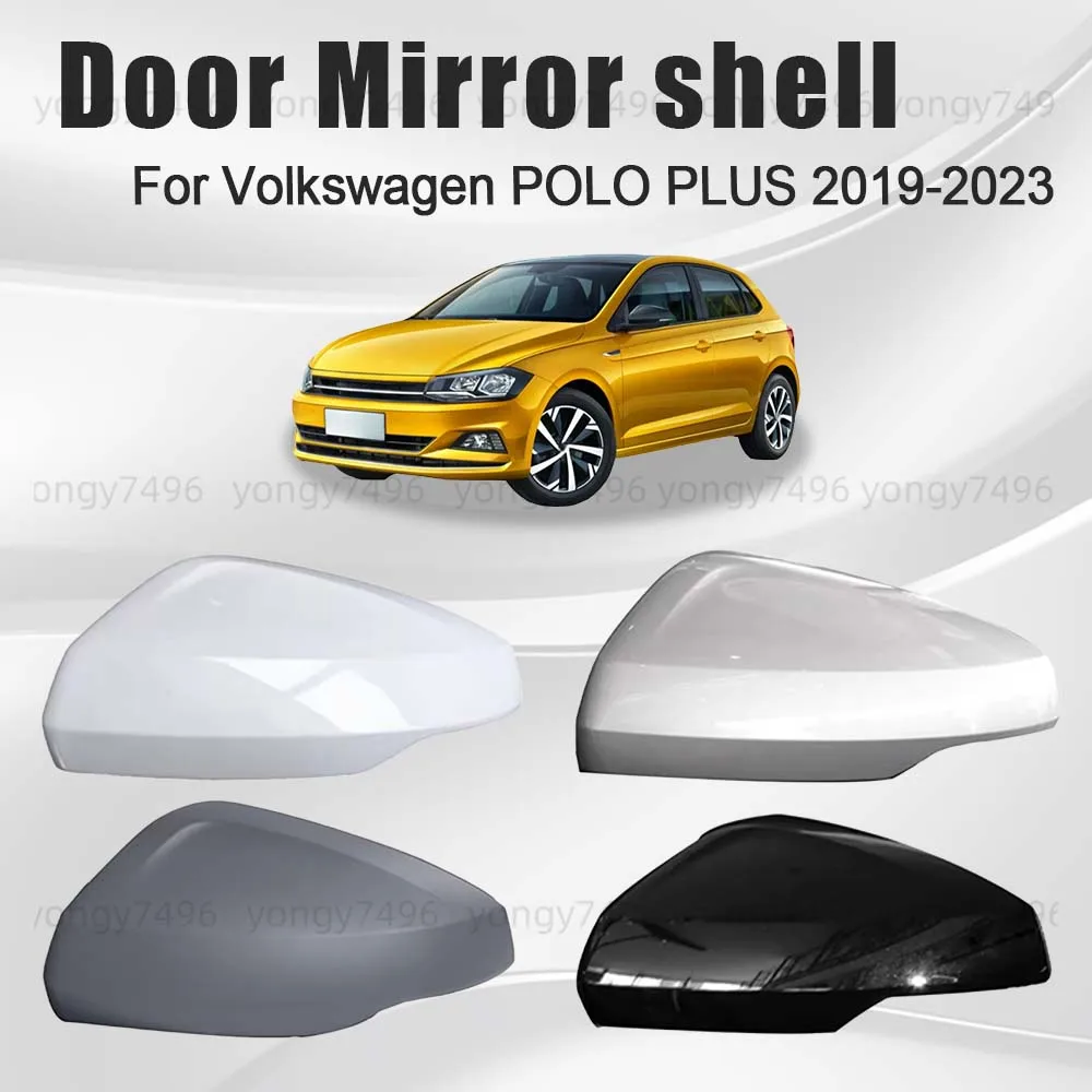 

Protective Cover Silver Door Mirror Shell For Volkswagen POLO PLUS 2019 2020 2021 2022 2023 Picture Frame Lens Lower Edge Strip
