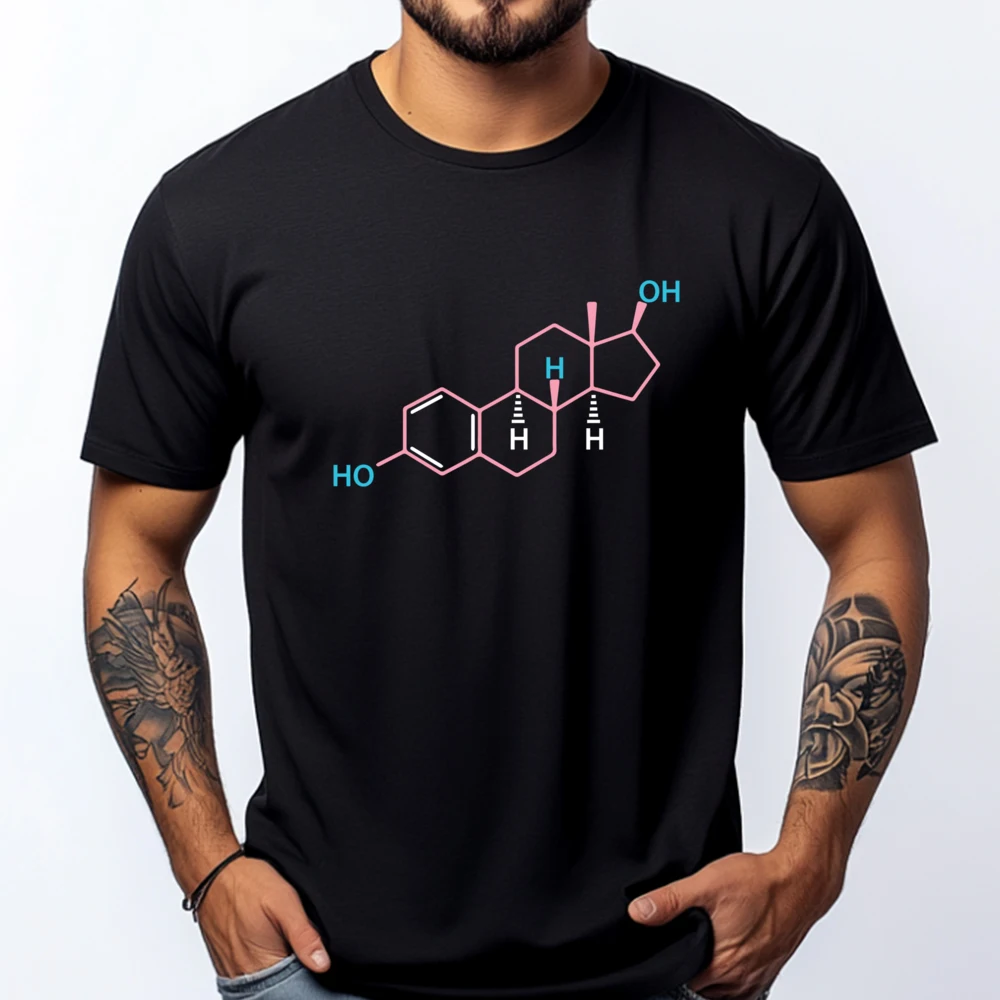 

Transgender Design Pride Estradiol For Trans Women Funny Shirts Mens Gifts