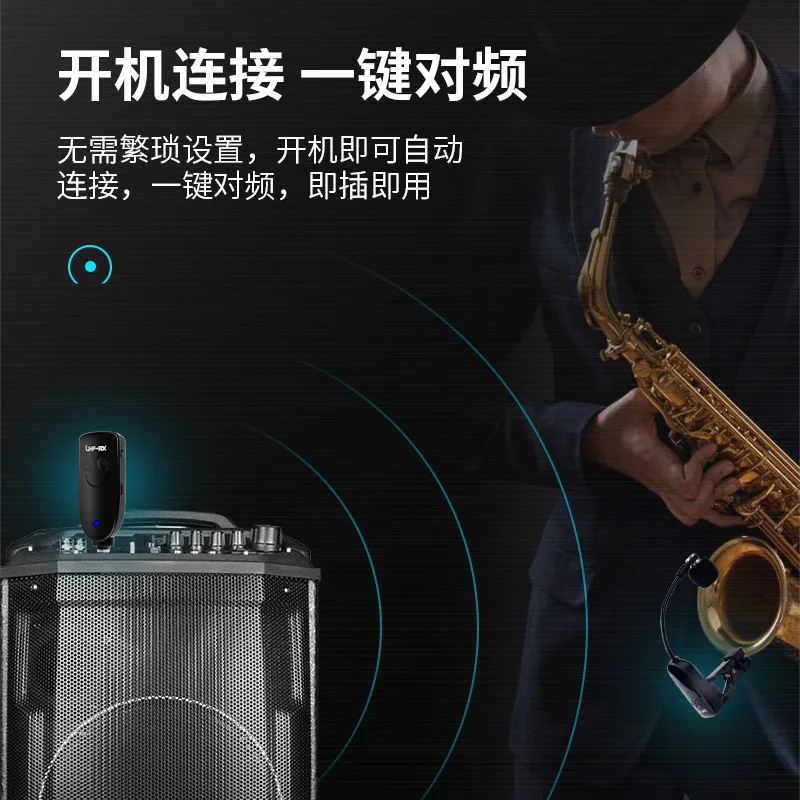 Wireless Microphone Musical Instrument Pickup Amplifier Professional Recording Performance Outdoor Performance Microphone view 4