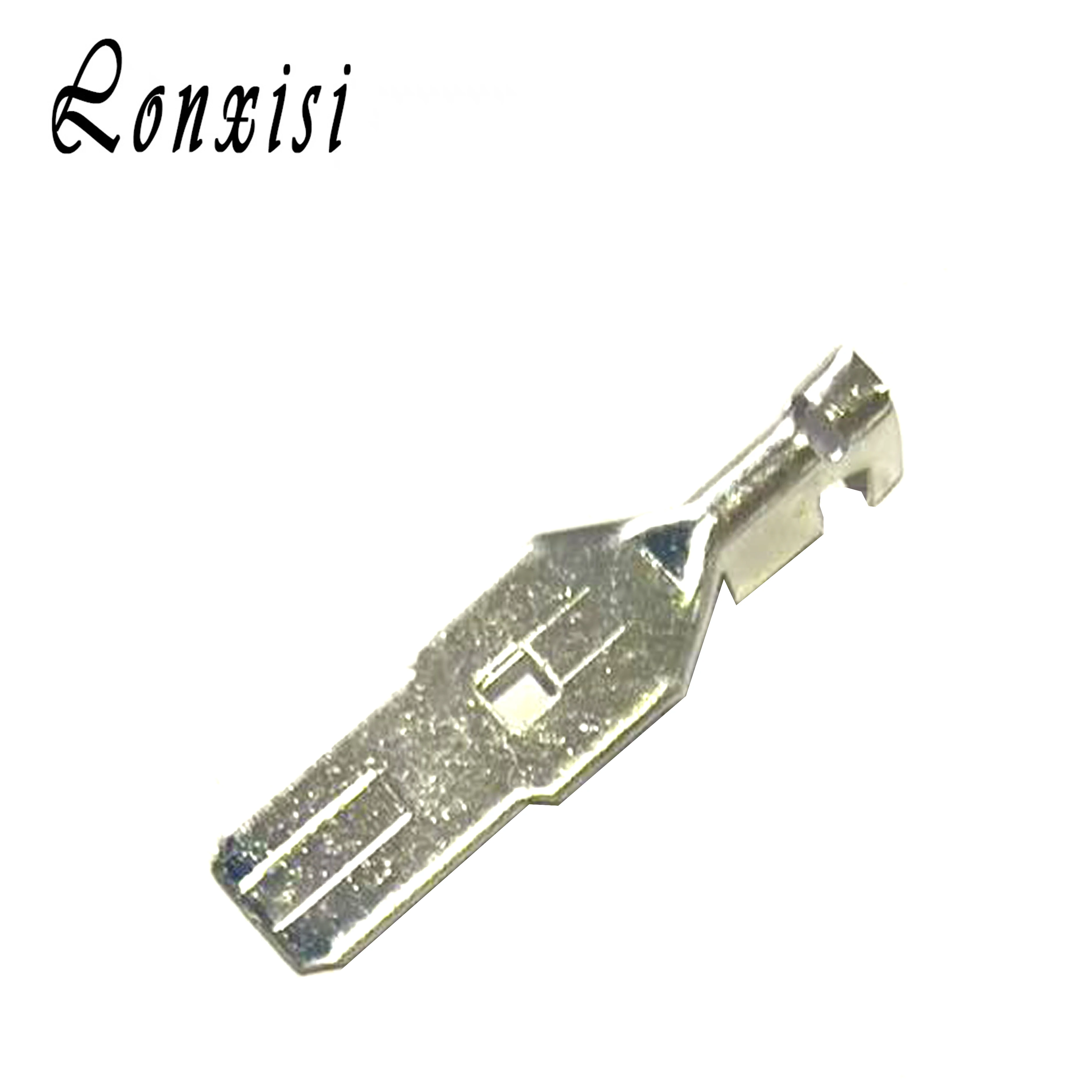 

10/20/50/100 Pcs 9.5mm DJ613-9.5X1.2C Tinned Automotive Copper Crimping Male Terminal Wire Harness Cable Connector Pins