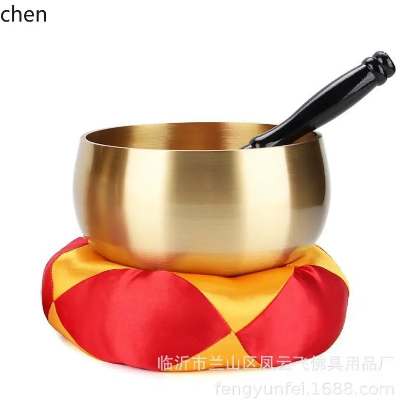 YFY  pure copper buddha sound bowl, buddhist utensils, copper chime, copper chime, practice buddha sound bowl