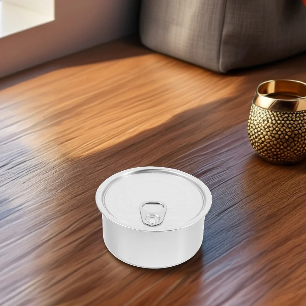 

5Pcs 180Ml Sealed Aluminum Can Easy Open Airtight Metal Container for Tea Coffee Juice Pantry Storage Jar