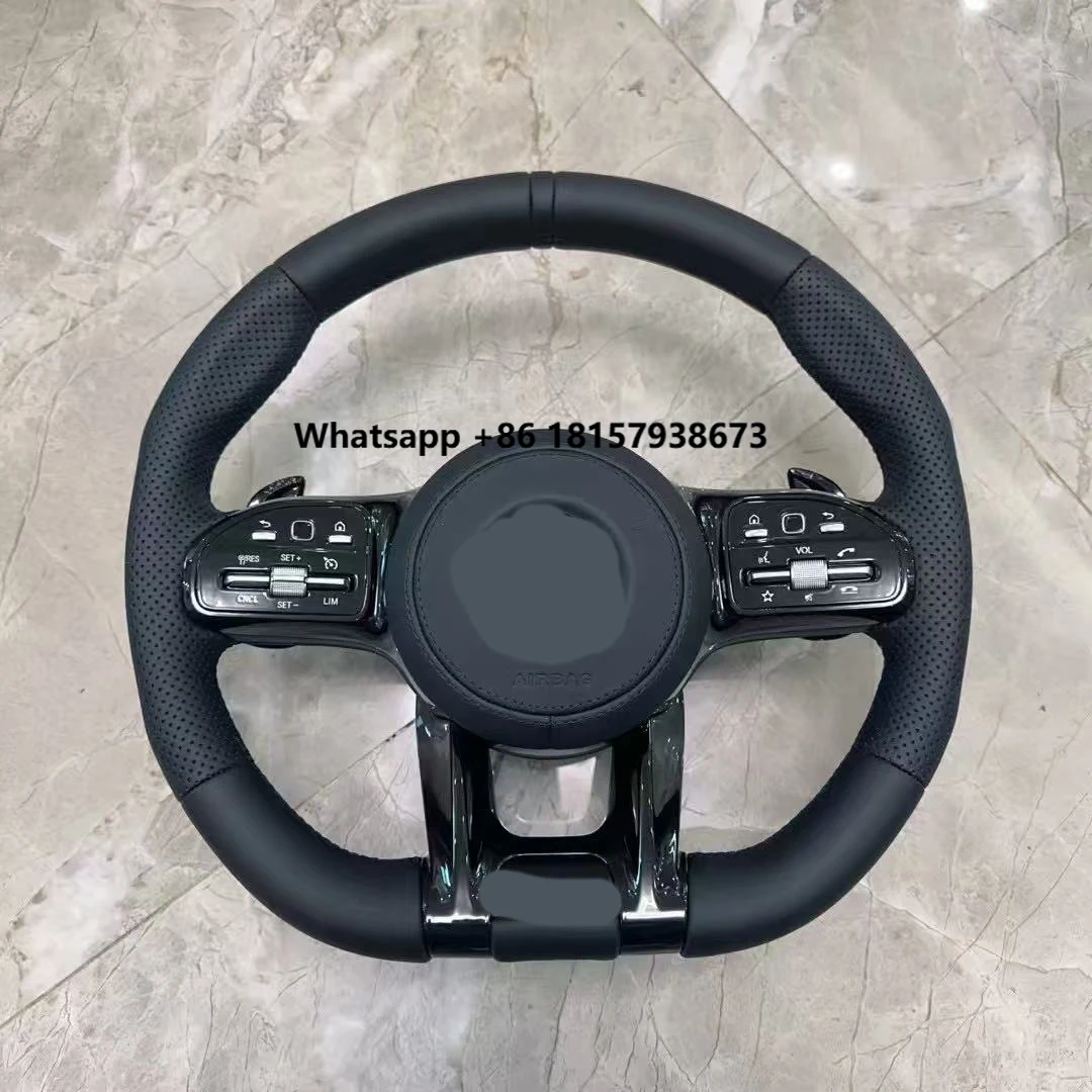 

YLC Hot-selling FULL LEATHER Steering Wheel for Amg W204 W205 W167 W213 W222 W207 W212 Car Steering Wheel