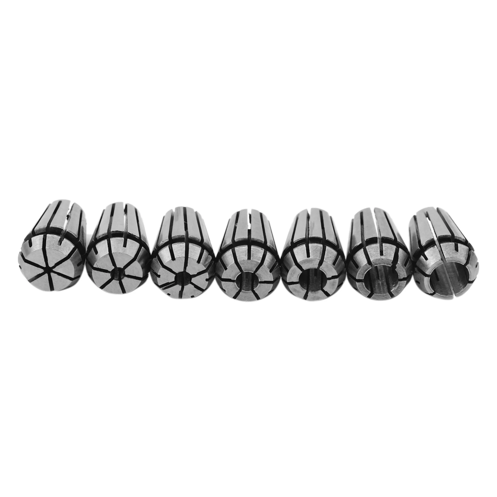 7pcs 1-7mm ER11 Spring Collet For CNC Workholding Engraving & milling Lathe Tool