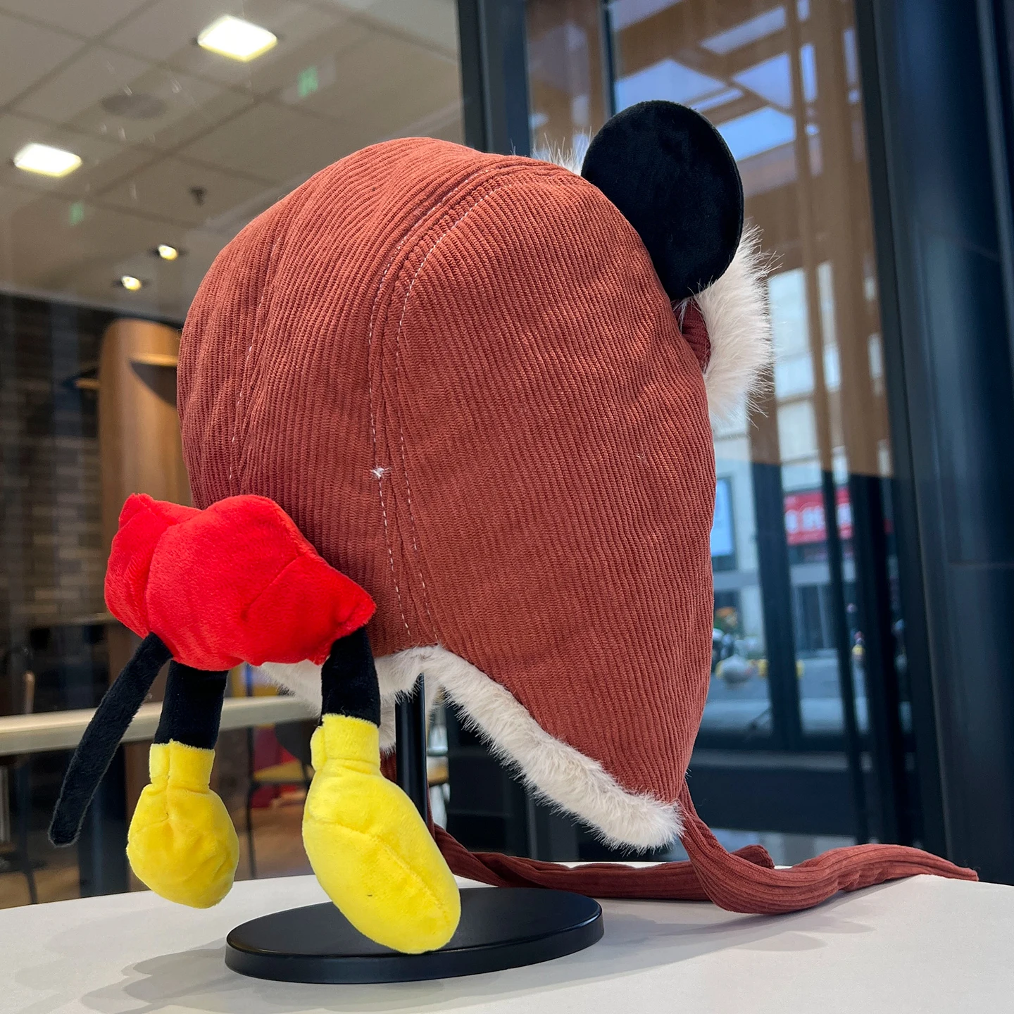 Cute Ear Bomber Hat Winter Warm Earflap Cap Thick Windproof Pilot Hat Retro Design Thickened Warm Ear-protecting Hats