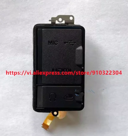 

Новинка оригинальная левая сторона USB GPS HDMI чехол для микрофона резиновая с платой гибкий кабель запасная часть для Nikon D7500 SLR