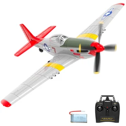New P51D RC Airplane One-key Aerobatic 2-Ch/4-Ch RC Plane RTF Mustang Aircraft W/Xpilot Stabilization System (761-5 RTF)