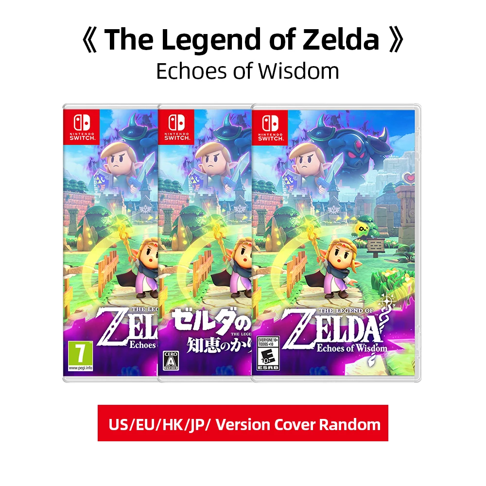 The Legend of Zelda Echoes of Wisdom - بطاقة ألعاب نينتندو سويتش المادية للتبديل OLED Lite 100% أصلية جديدة تمامًا