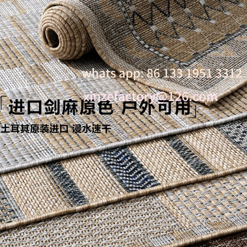 

Turkish hand-woven outdoor carpet home living room sofa coffee table blanket Italian minimalist retro Japanese blanket