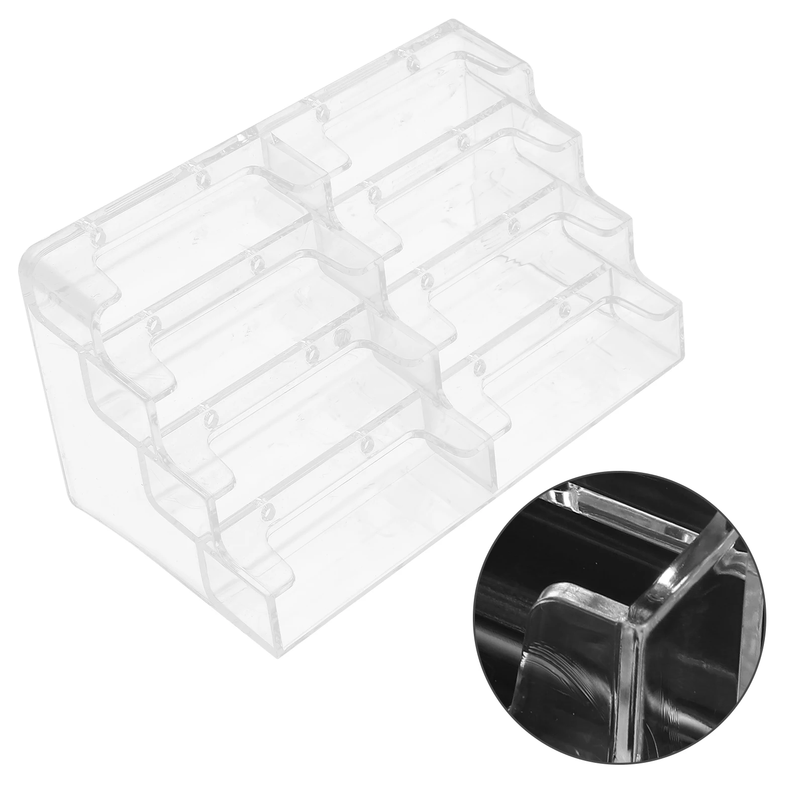 Visitenkarten Fall Business Halter Acryl Display Mehrschichtige Transparente Ständer Mann