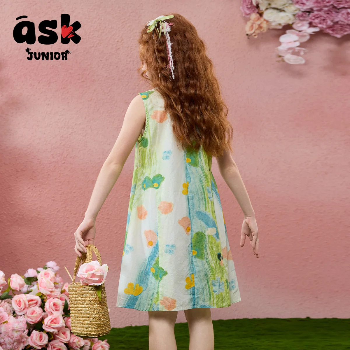 اسأل فستان سترة صيفي بدون أكمام للفتيات الصغيرات فستان الأميرة لقضاء العطلات على شاطئ البحر #4