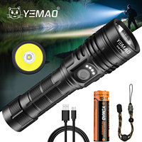 YEMAO G40pro 2000lm Flashlight USB C Rechargeable SST40 LED 21700 Torch TIR Optics Lens Lantern with Power Indicator