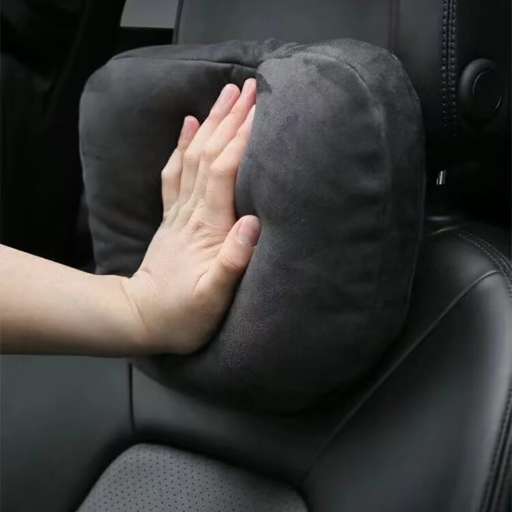 Car Neck Pillow Car Seat Headrest Pillow Auto Memory Cotton Protector Cushion for Nissan Qashqai J10 J11 J12 view 2