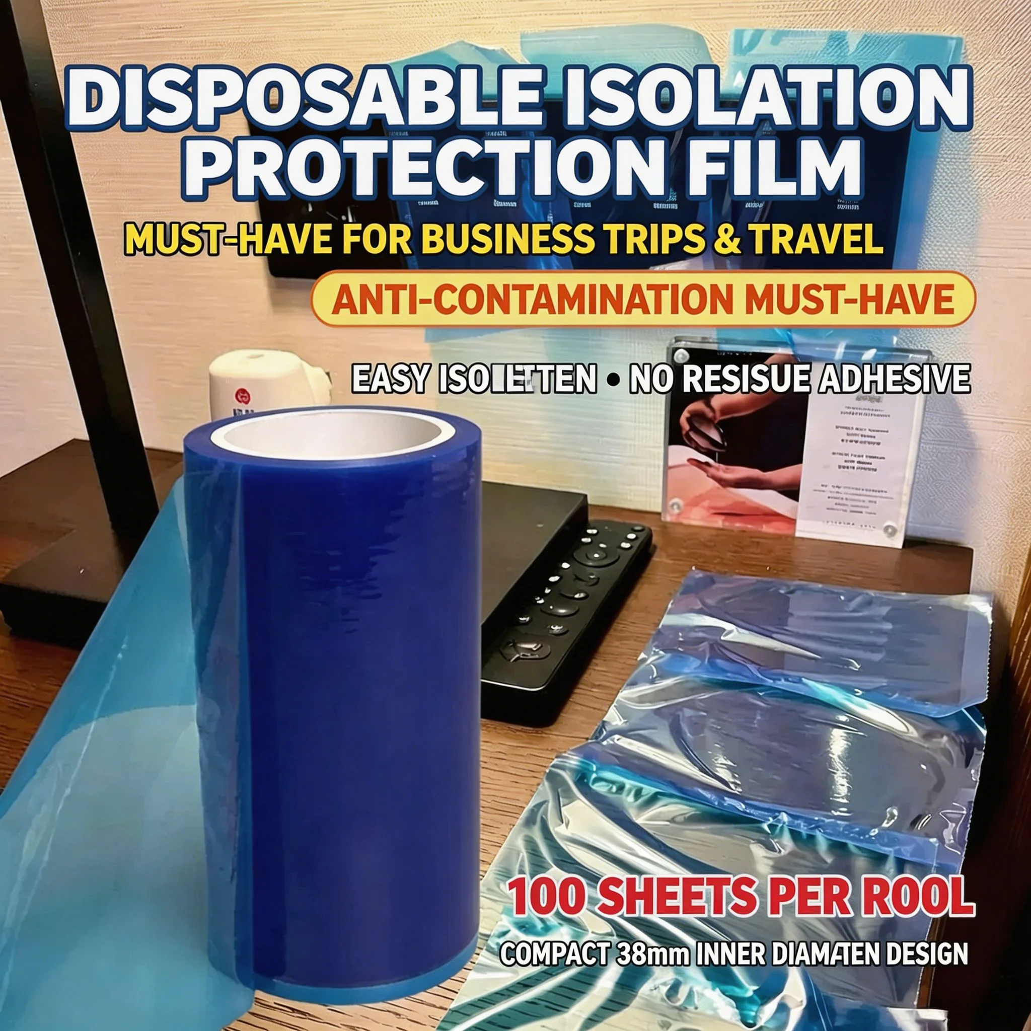 Perforated 100 Sheets, 10mm×15 - Disposable Mask Blue ulasan dan harga