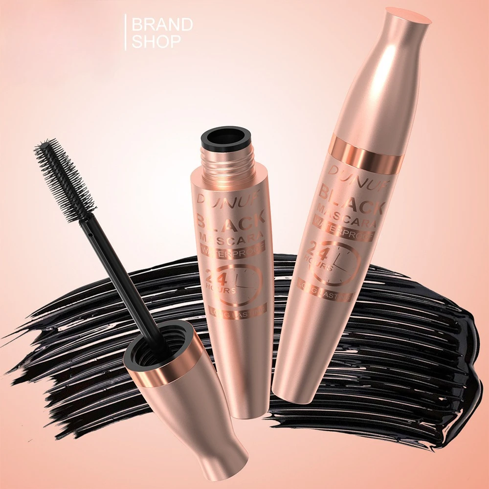 Mascara noir 24H, imperméable, résistant aux taches, volumateur, allongeant, effet bouclé, tenue toute la journée pour les yeux sensibles, look quotidien