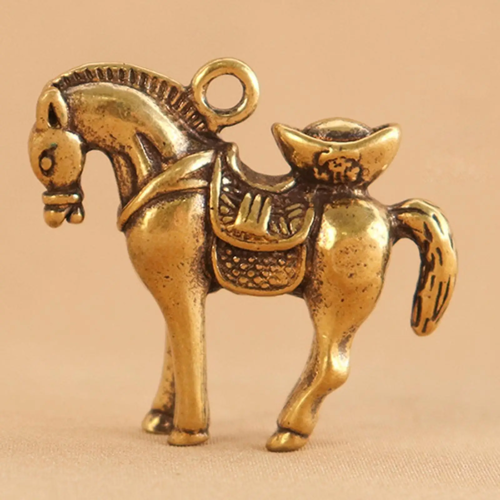 Horse Statue Desktop Ornaments Miniatures Figurines Animal Ornaments Horse Sculpture for Home Bedroom Living Room Car Cafe