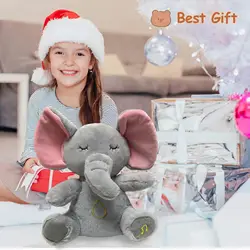 4 Models Breathing Elephant Sleep Playmate Baby Plush Koala Toy with Light Sound Newborn Sensory Comfortable Baby Birthday Gift