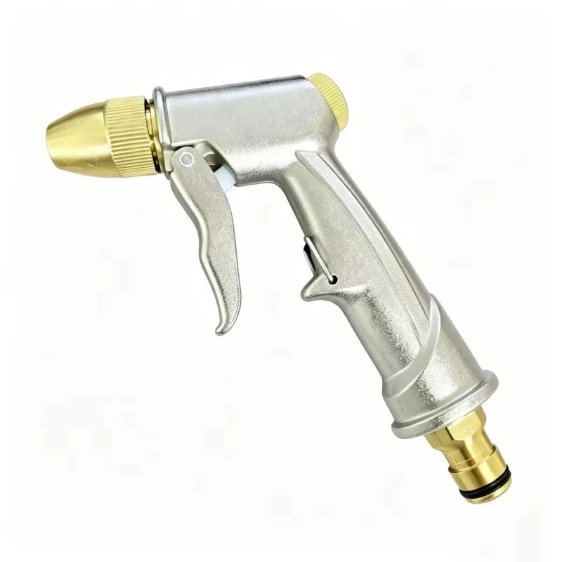 High Pressure Water Spray Gun Metal Brass Nozzle Garden Hose Pipe Lawn Car Wash Sprayer Sprinkler Car Wash Tool Water Guns