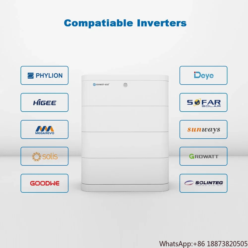 All in one inverter and Battery LiFePO4 lithium battery 48v 20kw 10kwh Stacked Module Energy Storage Akku Batterie Solar