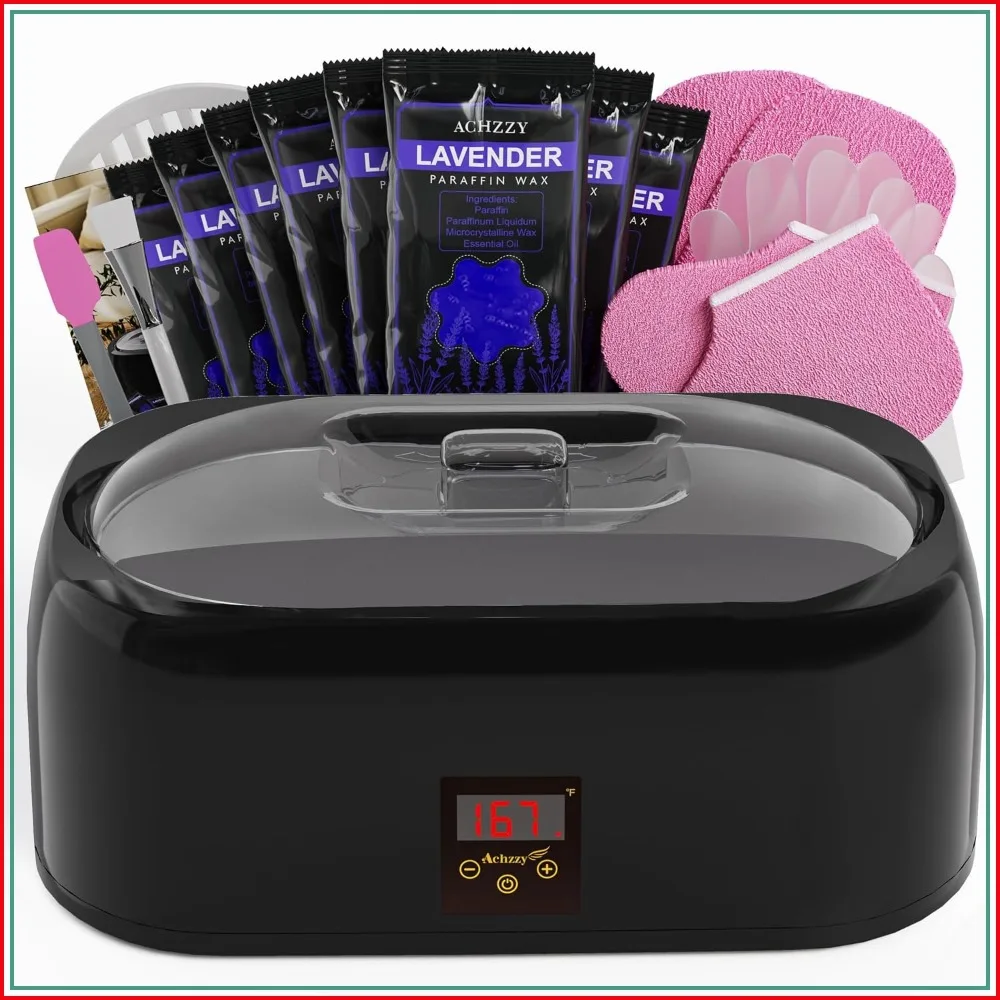 4000ml Paraffin Wax Machine for Hands & Feet - 200W Fast Melting, LED Temp Control, Deep Hydration