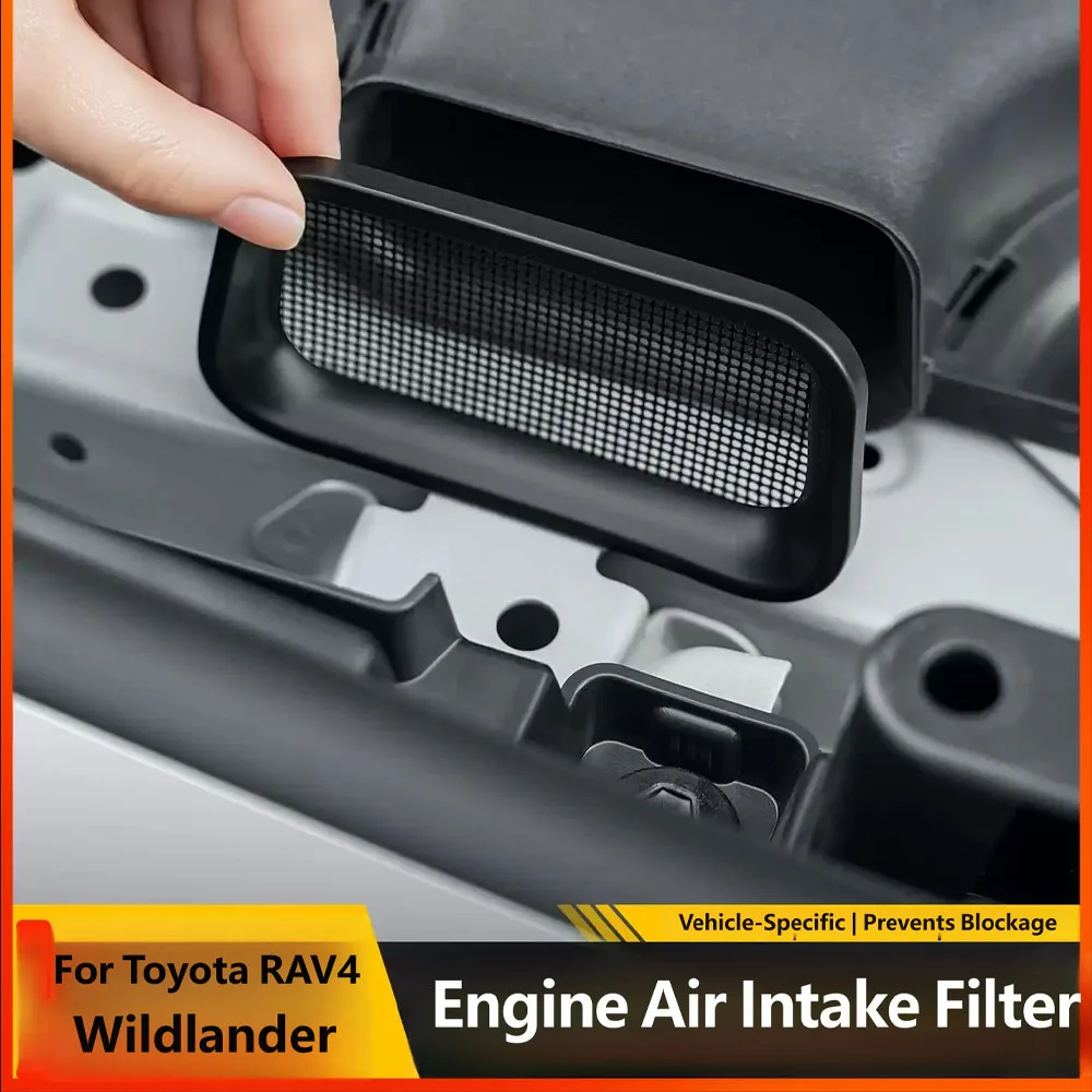For Toyota RAV4 Wildlander 2026 Car Style Engine Cabin Filter Air Vent Outlet Intake Hood Exhaust Mask Cover Accessories