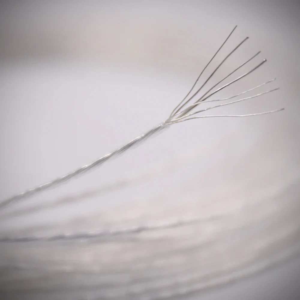 DIY 오디오 스피커 케이블 용 고품질 순수 구리은 도금 8N OCC 상호 연결 케이블 대량 케이블