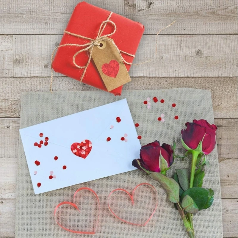 1000 Pcs Self-Adhesive Sticker Valentine's Day Gift Sticker Decorative Sticker 594A