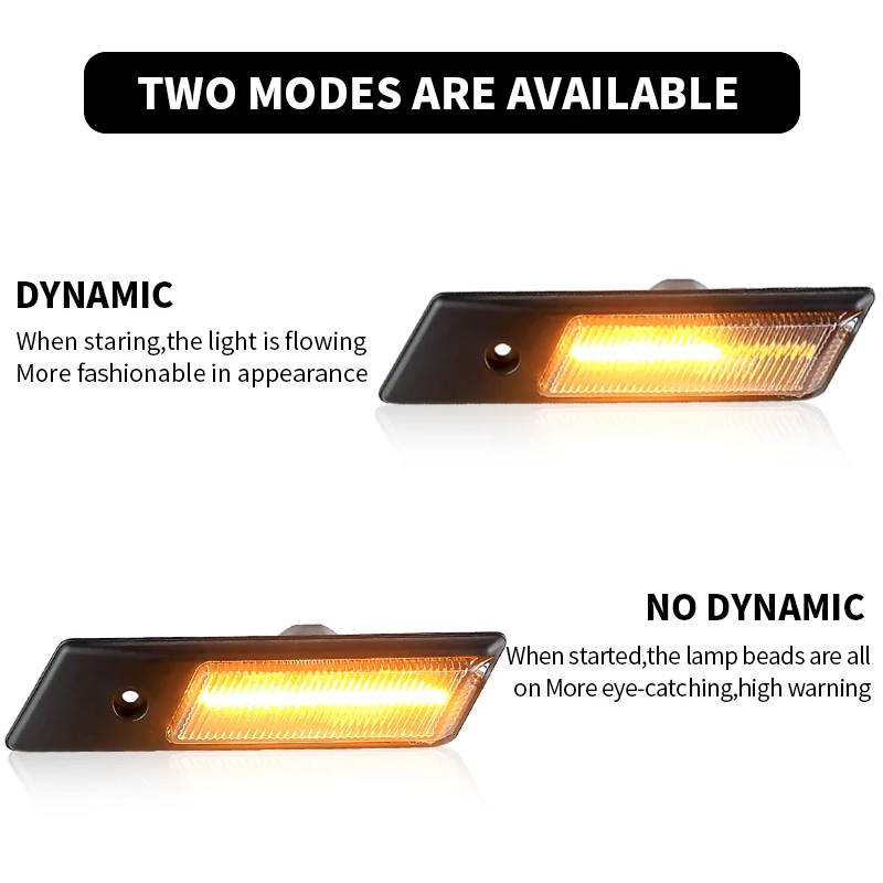 2X LED وامض متتابعة ديناميكية مصباح تحديد جانبي لسيارات BMW 7 Series E32 1987-1993 5 Series E34 1988-1994 3 Series E36 1991-1995