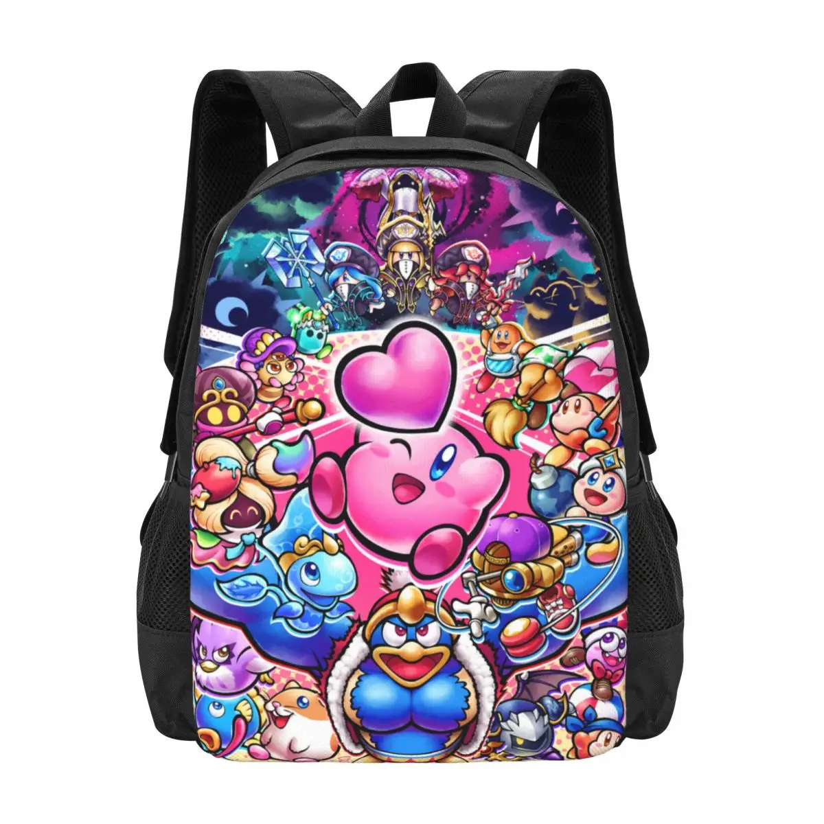 

Kawaii K-kirbys Cute Pink Travel Laptop Backpack, Business College School Computer Bag Gift for Men & Women