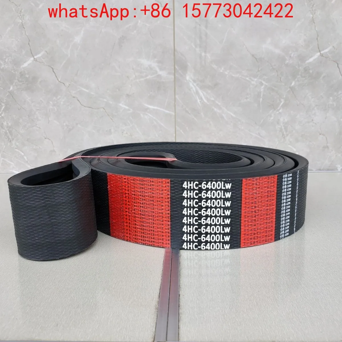 1 piece triangle belt Zhongliang red label 4HC6400LW belt