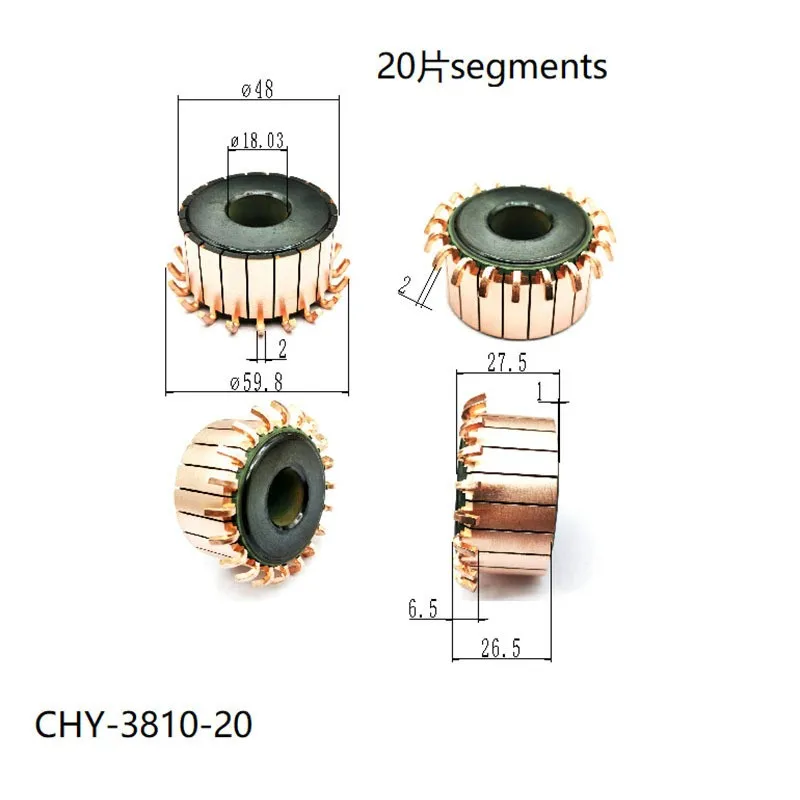 48*18.03*26.5*20p Rectifier Reverser Copper Head Chy-3810-20