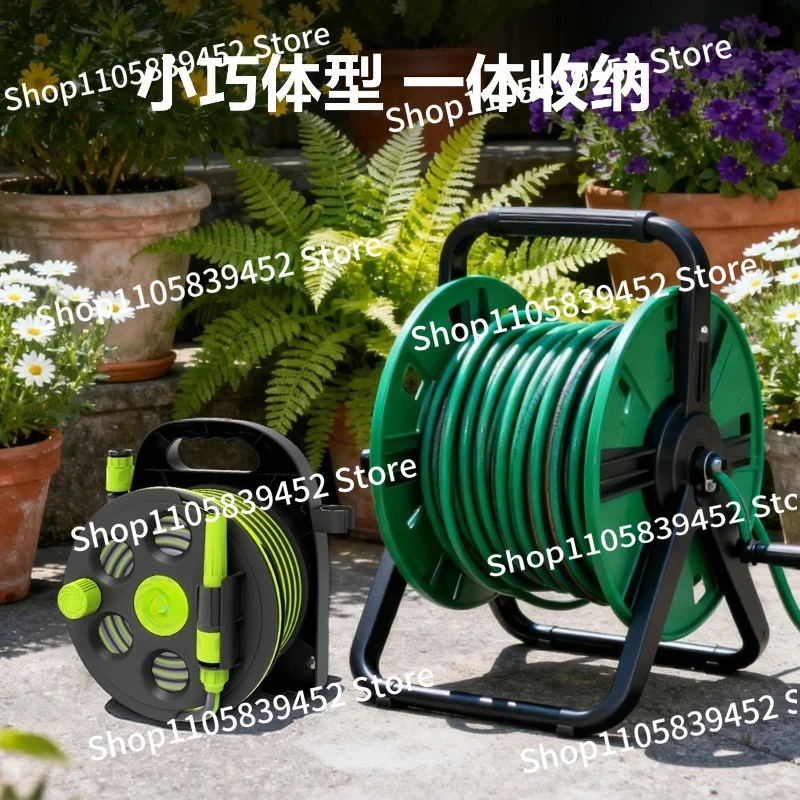 For water pipe truck garden watering artifact household hose water gun car wash cleaning DL-YL5010 water pipe truck 15m