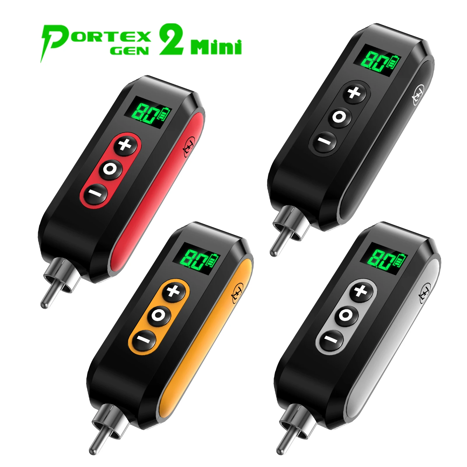 EZ Portex Gen2 Mini Battery Pack Tattoo Wireless Battery Tattoo Power Supply RCA Lightweight Well-balanced for Tattoo Pen