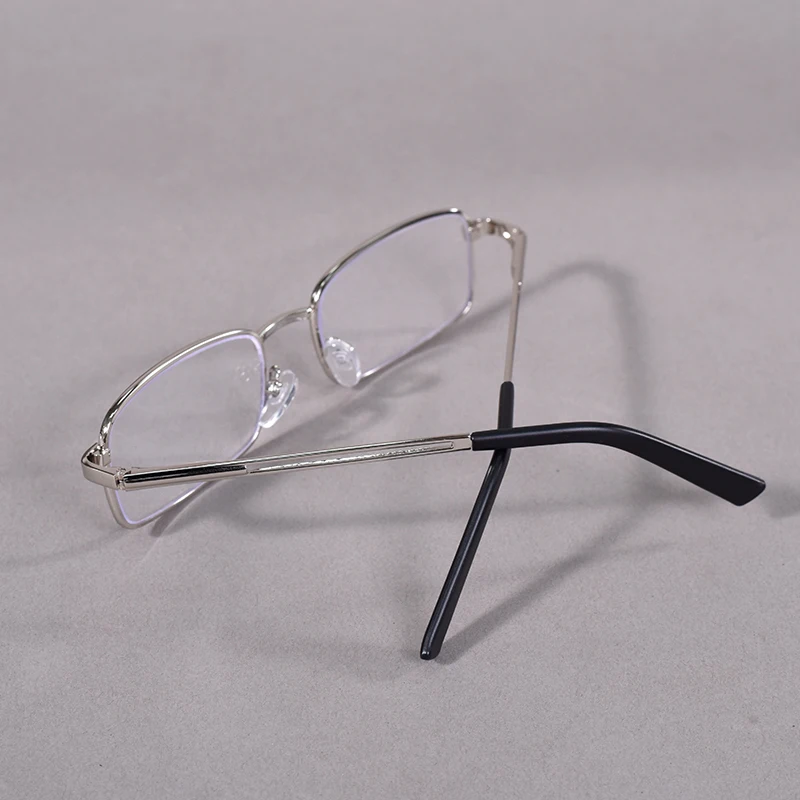 Männer Oversize Lesebrille Blau Licht Blockieren Brillen Brillen Metall Titan Brillen Rahmen Für Business + 100 – Detail 22