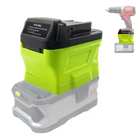 Battery Adapter Converter for Ryobi 18V ONE+ Li-ion Battery P107108 Convert to for Milwakee 18V Li-ion Battery Power Tools Drill