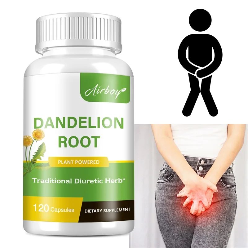 

Dandelion Root Capsules - Good for Liver Detoxification and Cleansing, Diuretic, Promotes Intestinal Health