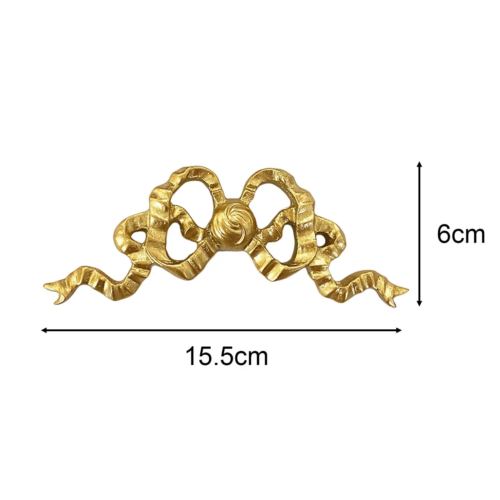 Bow Knot Wall Hanging Decor Decorative Wall Sculpture Ornament Bow Decoration for Porch Mirror Photo Frame Bedroom Entrance — zdjęcie 7