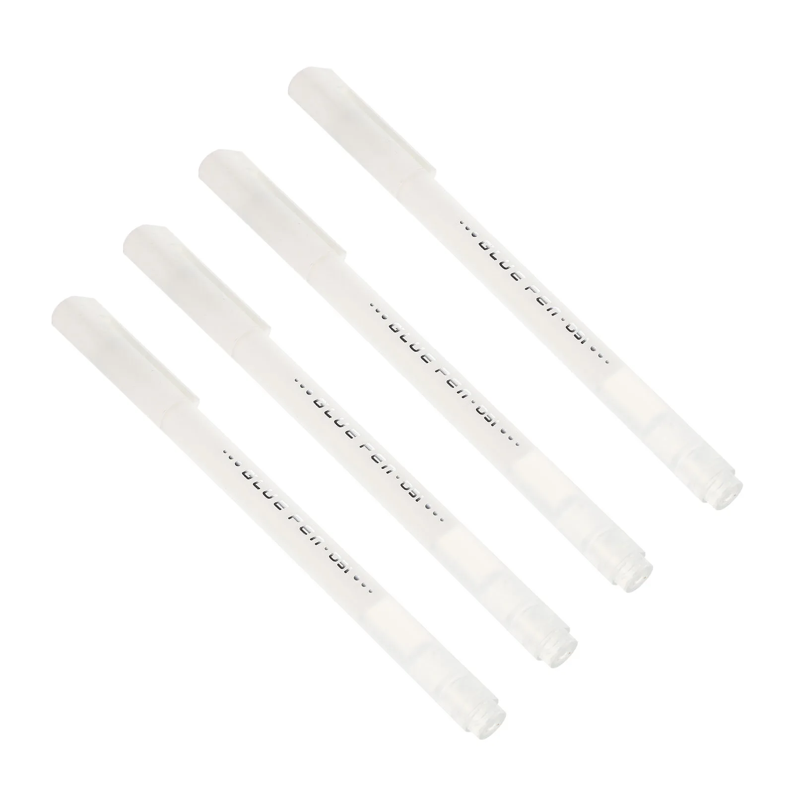 4 stuks penvormige lijmpennen sneldrogend hoge viscositeit nauwkeurige lijm voor doe-het-zelf ambachten school kantoor handgemaakte benodigdheden gereedschap